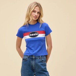 DAYDREAMER OASIS STRIPE LOGO T-SHIRT